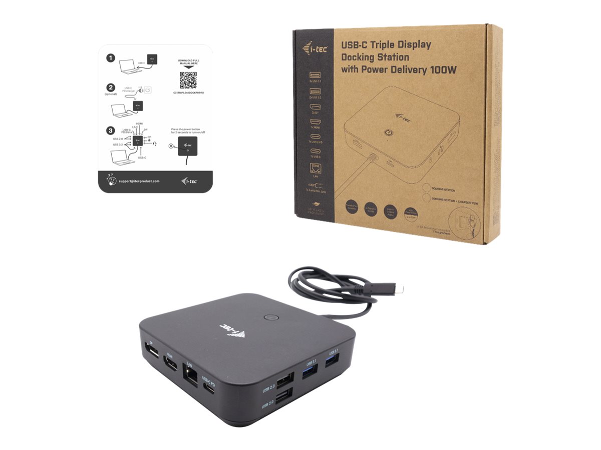 Stacja dokująca USB-C HDMI Dual DP Docking Station Power Delivery 100 W