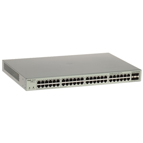 ZARZĄDZALNY SWITCH PRZEMYSŁOWY POE RG-NBS3100-48GT4SFP-P-V2 48-PORTOWY + 4X SFP REYEE