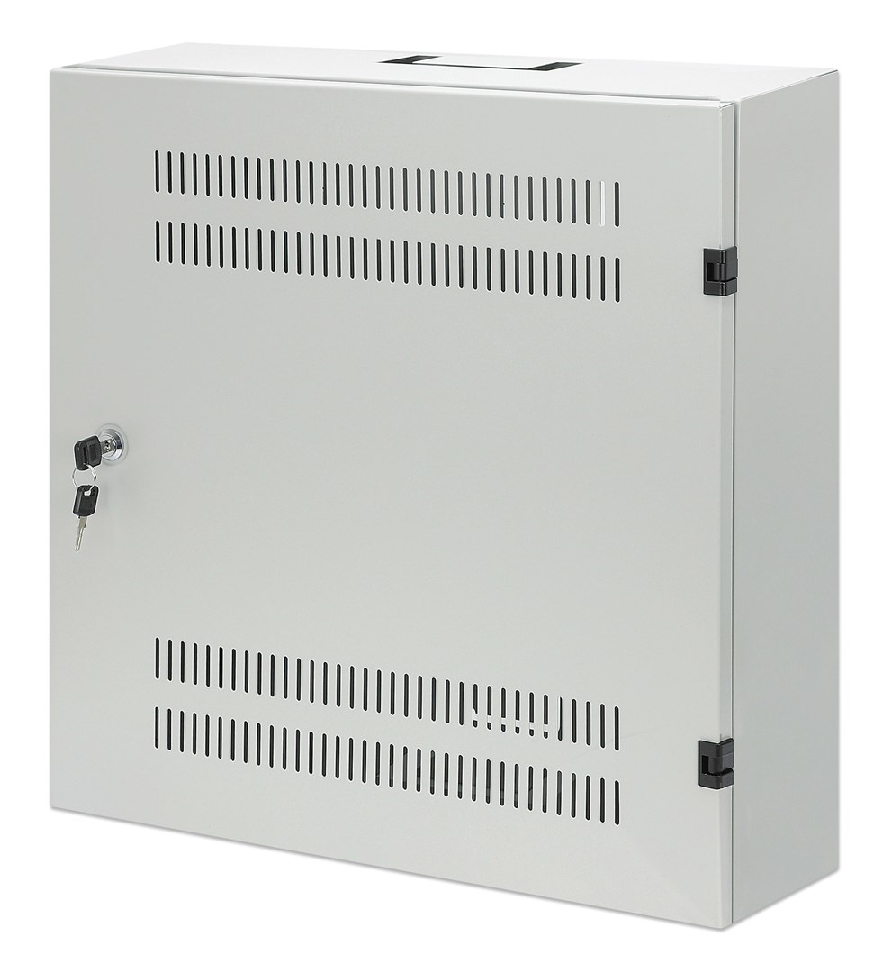 Niskoprofilowa szafa wisząca 4U + 2U Rack 19, szara