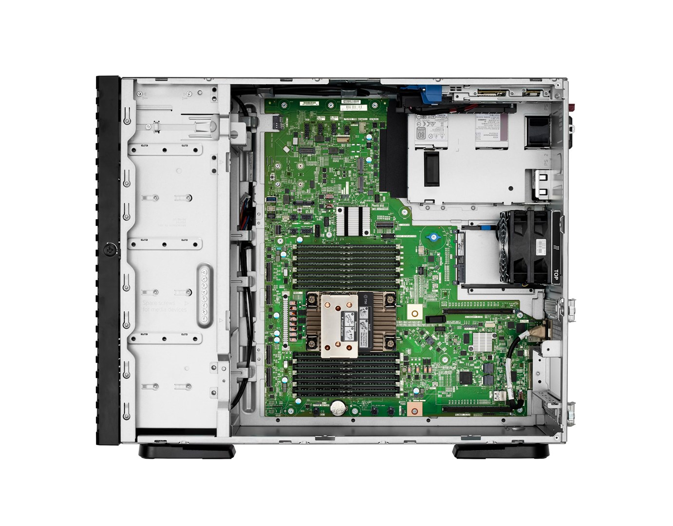 Serwer HPE ProLiant ML110 Gen11 Intel Xeon-B 3508U 8-Core (2.10GHz 22.50MB) 32GB (1 x 32GB) 2 x 2TB 4 x LFF Low Profile SATA 2 x 1000W