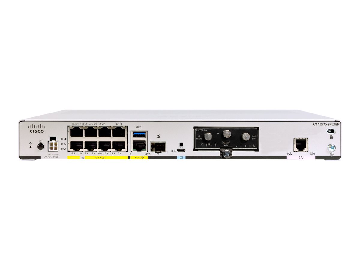 CISCO ISR 1100 8P xDSL GE SFP Router Pluggable SMS/GPS