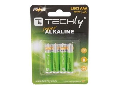 Baterie alkaliczne LR03 AAA 4szt, (IBT-LR03T4B)