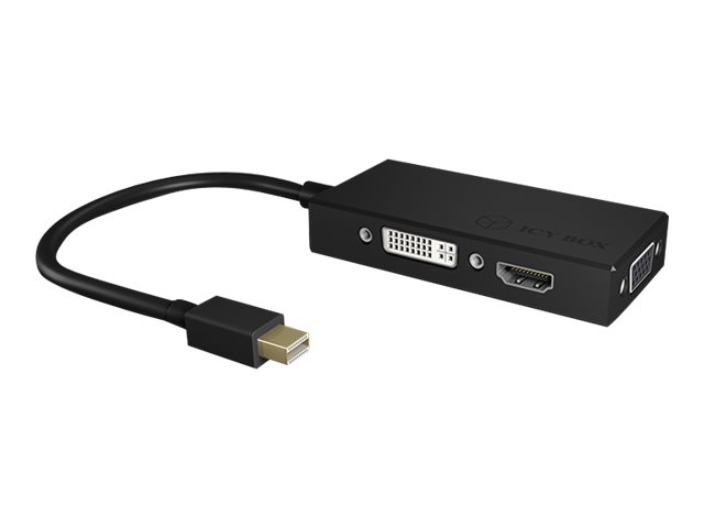 ICY BOX IB-AC1032 Adapter mini DisplayPort -> HDMI/DVI-D/VGA 3-w-1