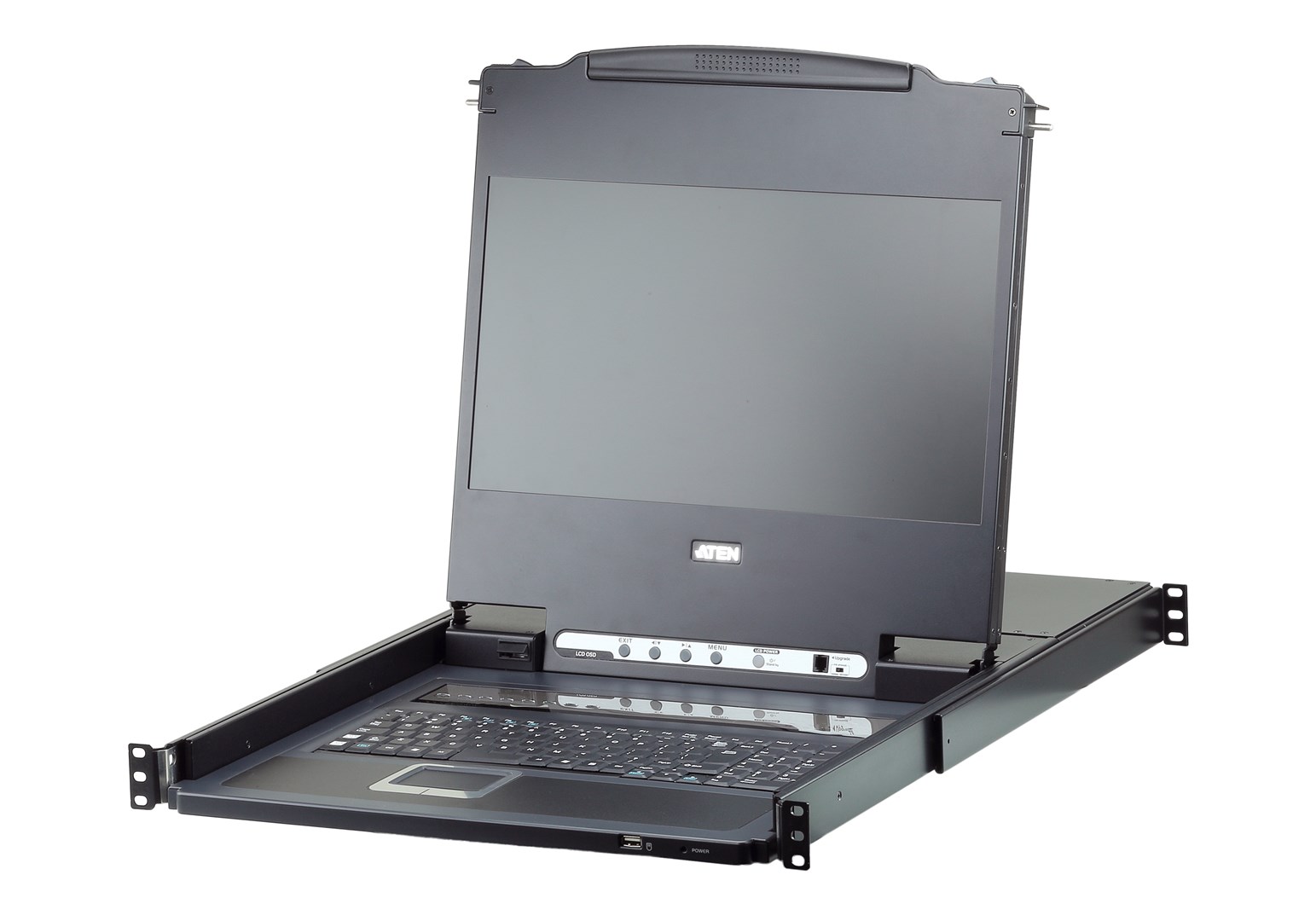 ATEN CL6708MW przełącznik KVM Możliwości montowania w stelażu Czarny