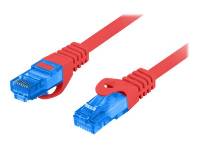 LANBERG patchcord cat.6A FTP LSZH CCA 2m red