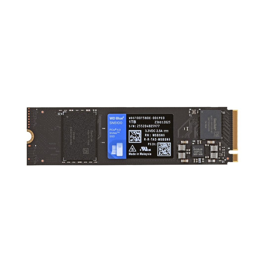 WD Blue SN5100 1TB PCIe M2 WDS100T5B0E