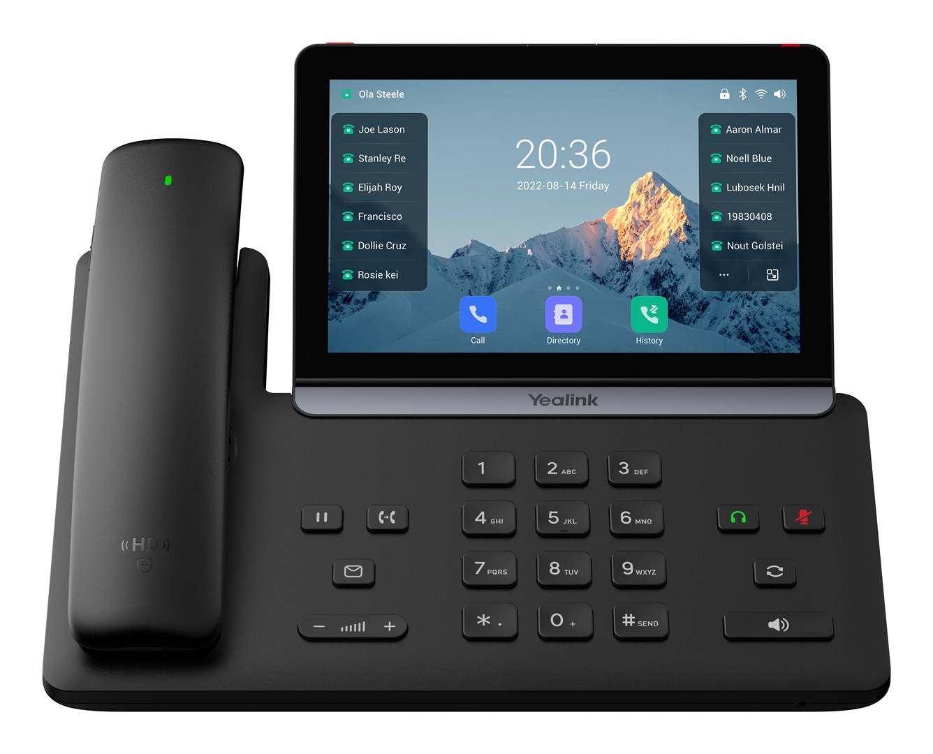 Yealink T88W Pro telefon VoIP Czarny LCD Wi-Fi