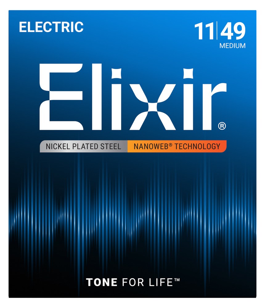 Elixir 12102 Medium (11-49) NW - Struny do gitary elektrycznej