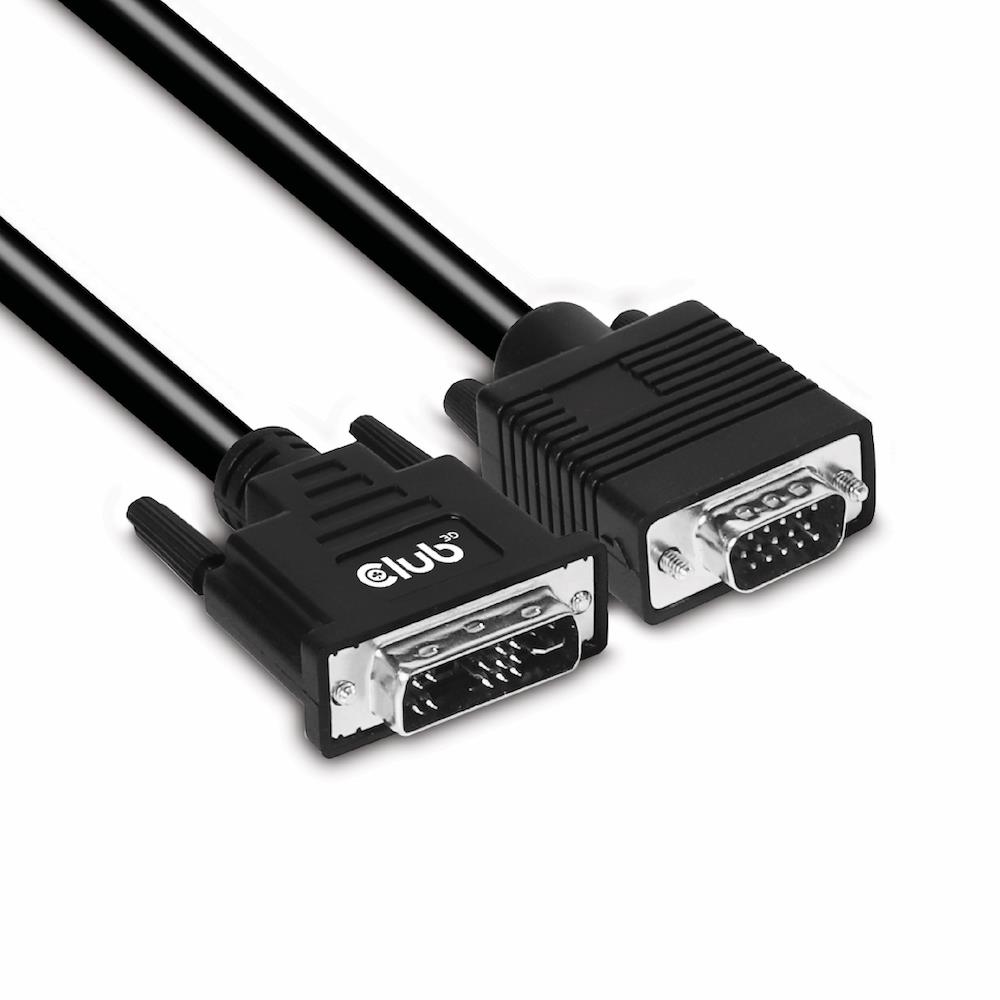 Club3D Kabel DVI > VGA 3m St/St retail