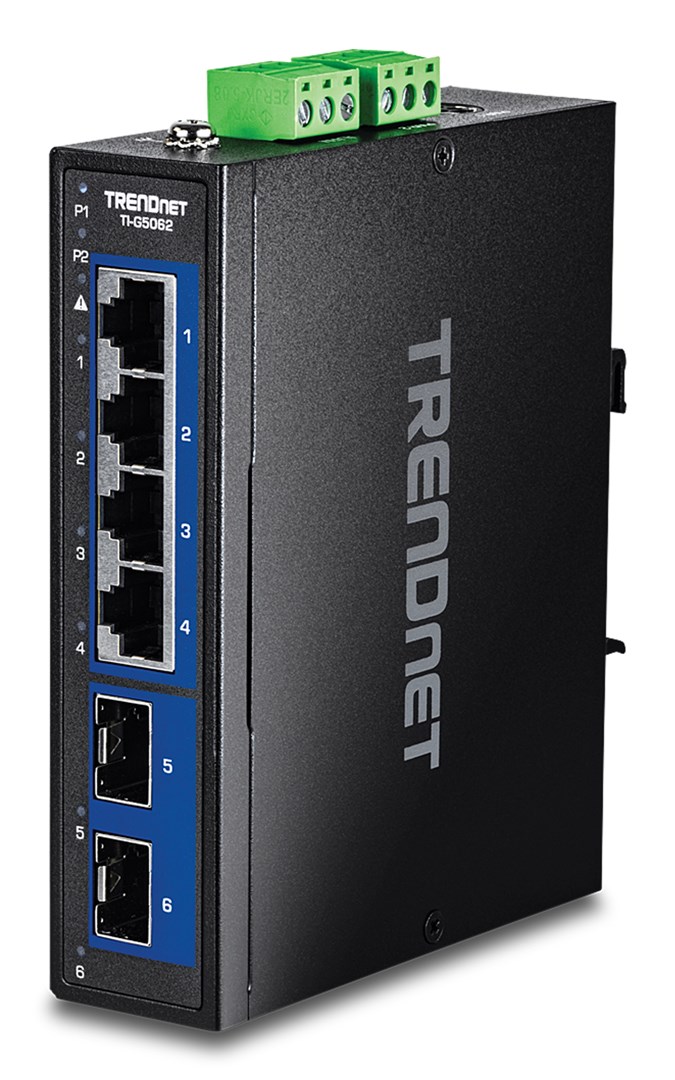 Trendnet TI-G5062 przełącznik sieciowy Nie zarządzany 2.5G Ethernet (100/1000/2500) Czarny