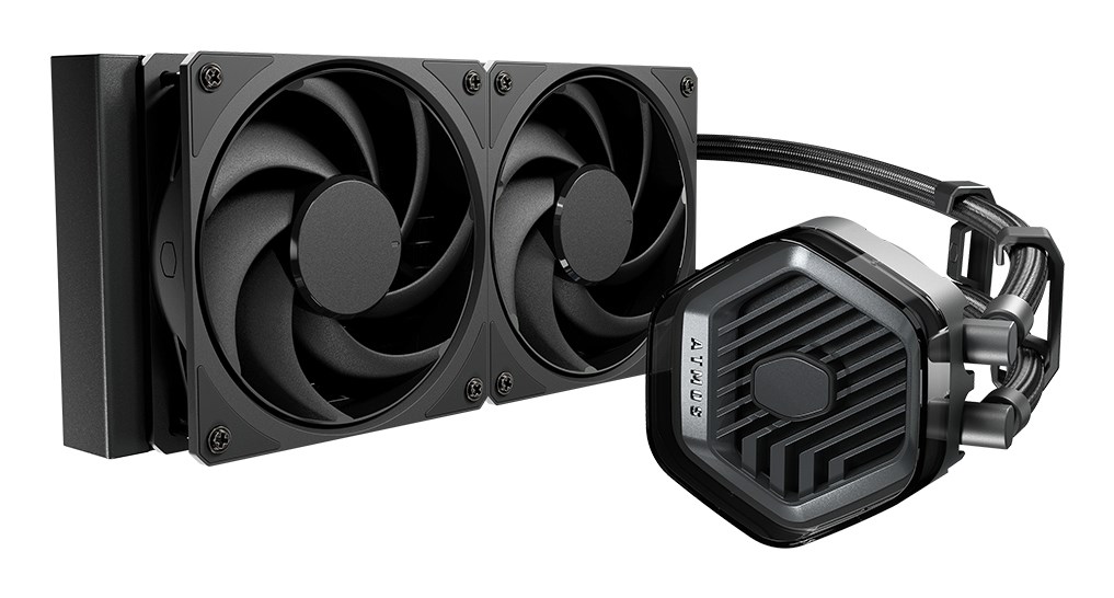 Cooler Master MasterLiquid ATMOS Stealth Series Procesor Zestaw do chłodzenia płynami 12 cm Czarny