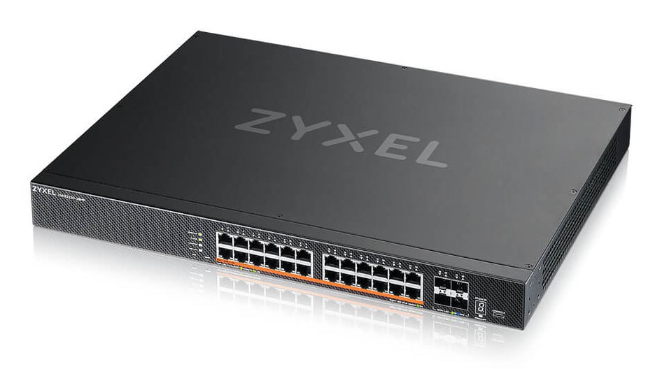 Switch Zyxel XMG2230-28HP 28p PoE (PoE++: 24) 700W Managed Multigigabit/10G