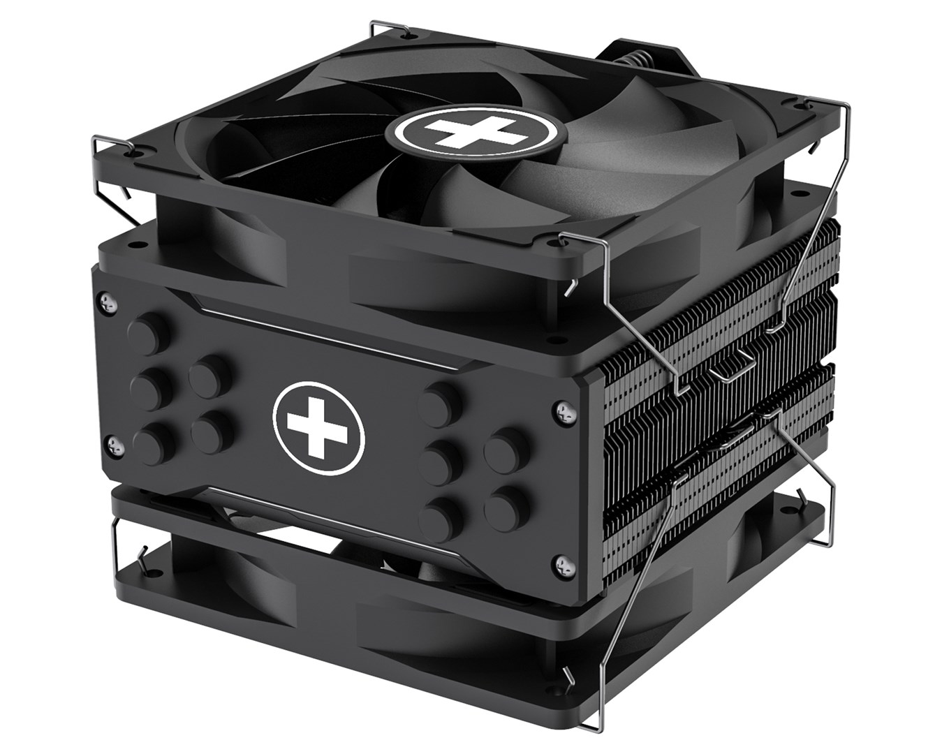 System chłodzenia procesora Xilence Performance A+ XC061 12 cm Czarny 1 szt.