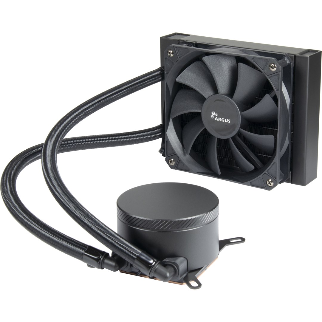 Chłodzenie wodne Inter-Tech B-120 all-in-one 12cm (88885629) Czarny
