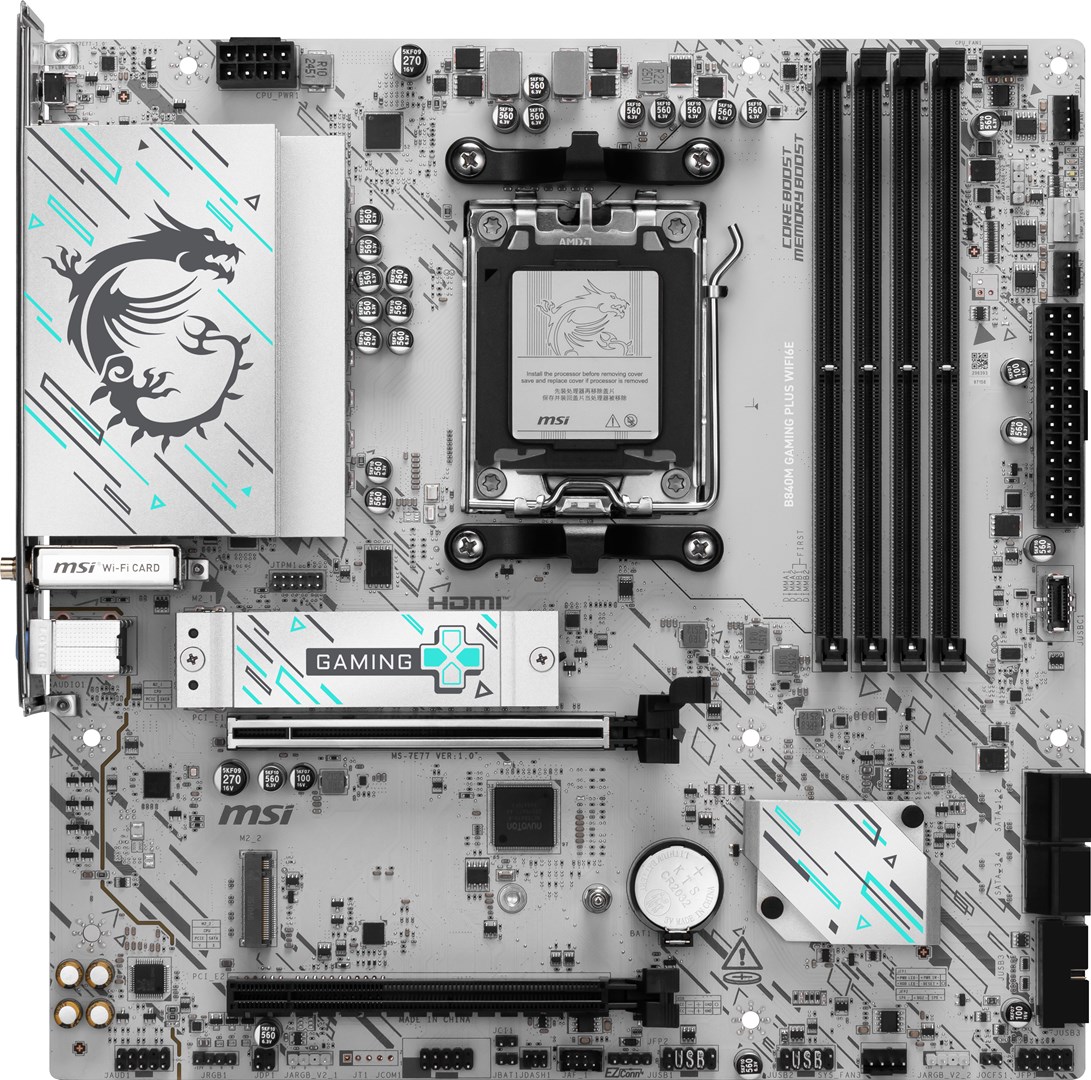 Płyta główna MSI B840M GAMING PLUS WIFI6E