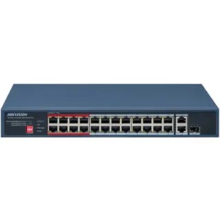 Przełącznik POE 24 portów Hikvision DS-3E0326P-E/M(C) Fast Ethernet Unmanaged