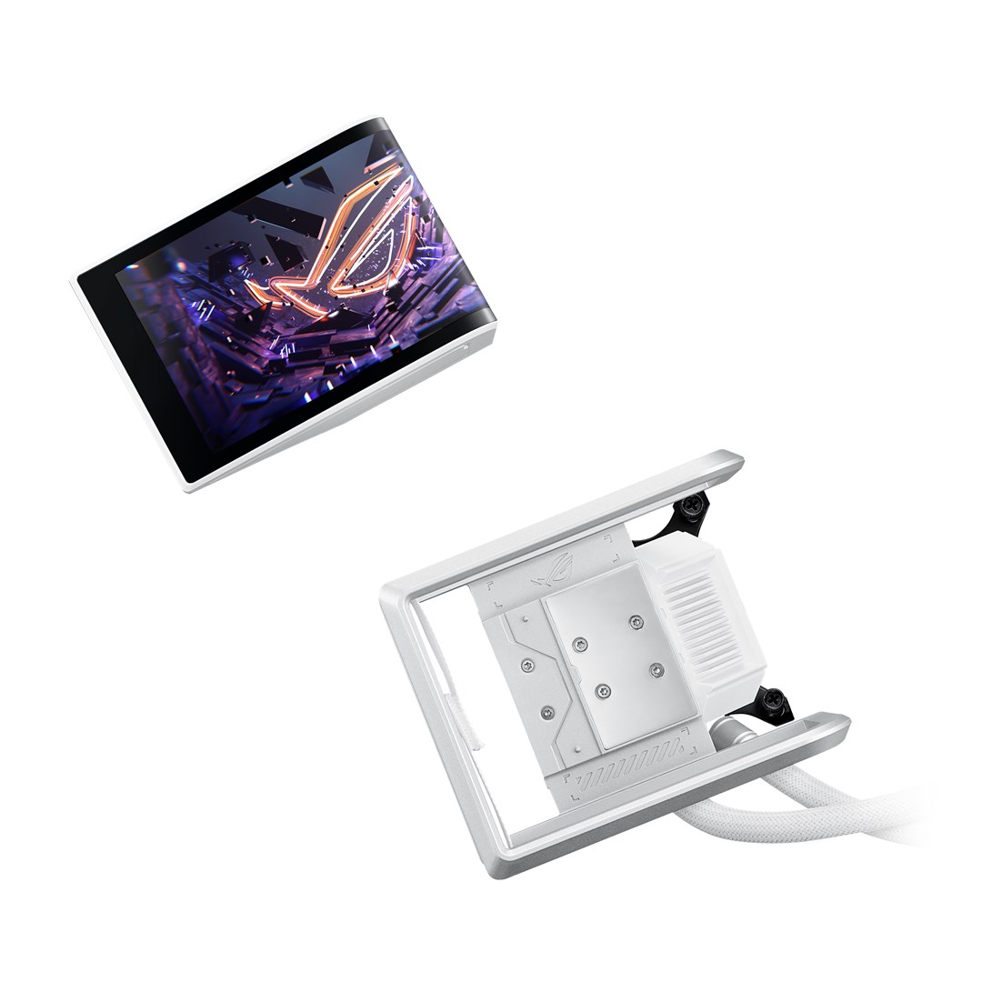 Asus ROG RYUO IV 360 ARGB Wht - chłodzenie wodne all-in-one, 12 cm (białe)