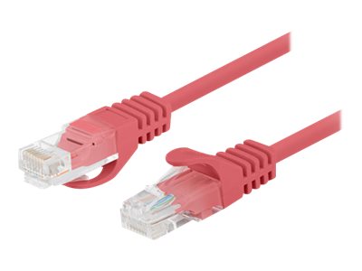 LANBERG Patchcord Cat.6 UTP 1m red 10-pack