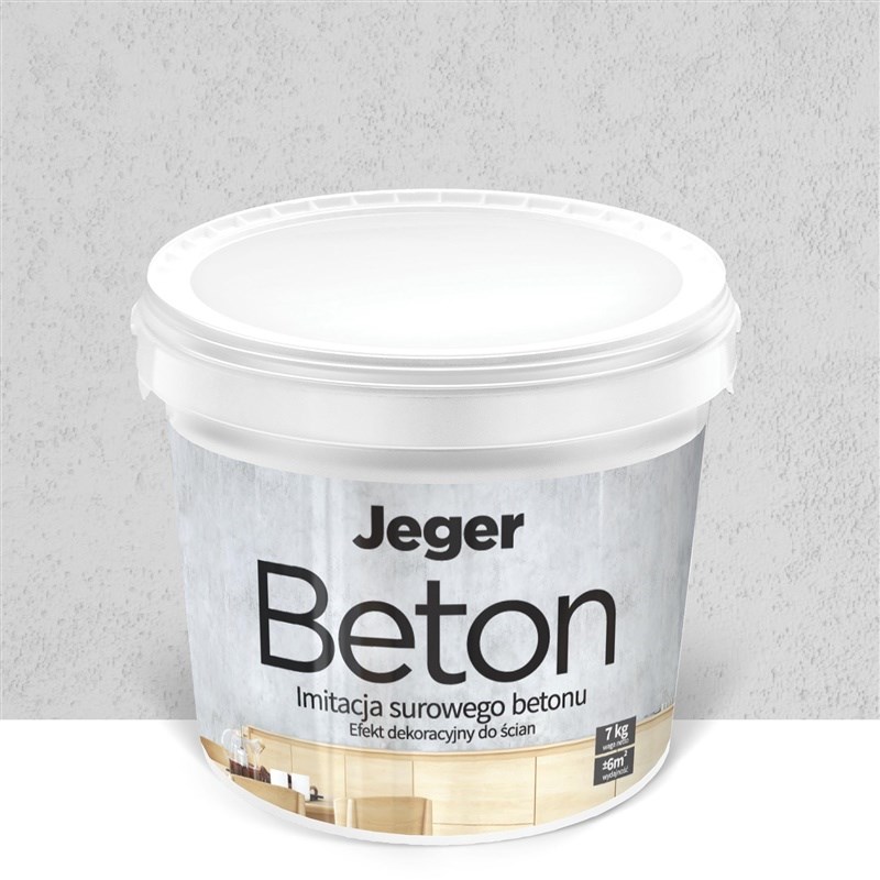 Tynk dekoracyjny JEGER BETON 7kg COMO