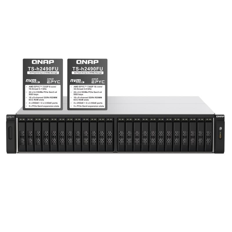 QNAP NAS TS-h2490FU-7232P-64G (24 Bay) 2U +++