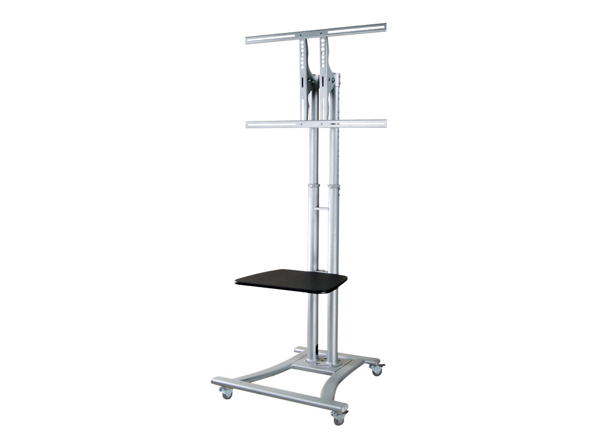 NEOMOUNTS PLASMA-M1800E Wózek do monitora/TV 37-70cali max 50kg ręczny z półką srebrny