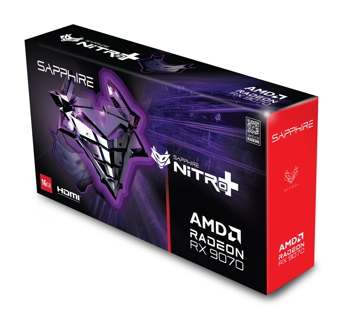Karta graf. SAPPHIRE NITRO+ RX 9070 GAMING OC 16GB