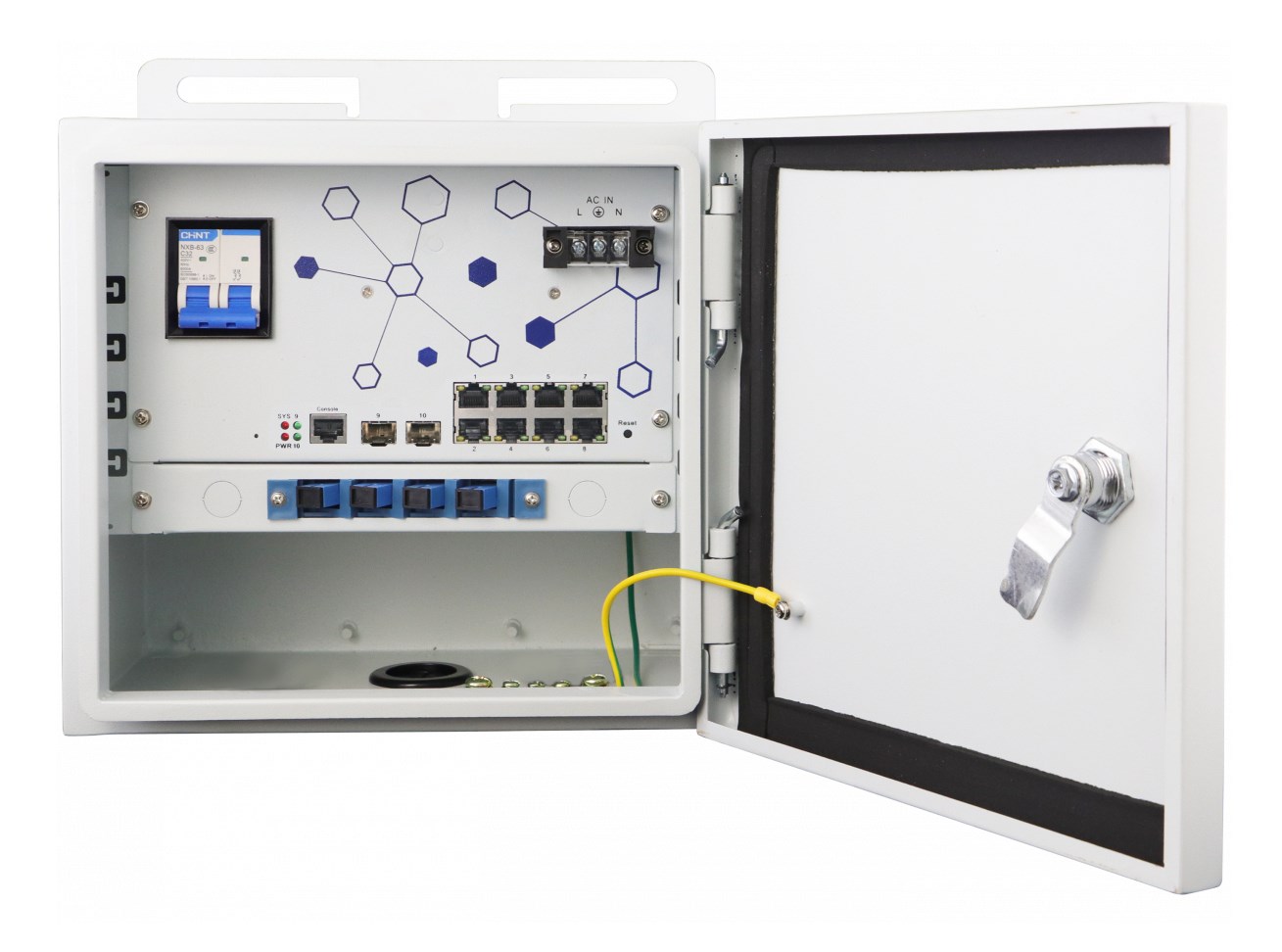 Zarządzalny przełącznik PoE+ LevelOne GB/L2 10-portowy 185 W 1 Gb/s