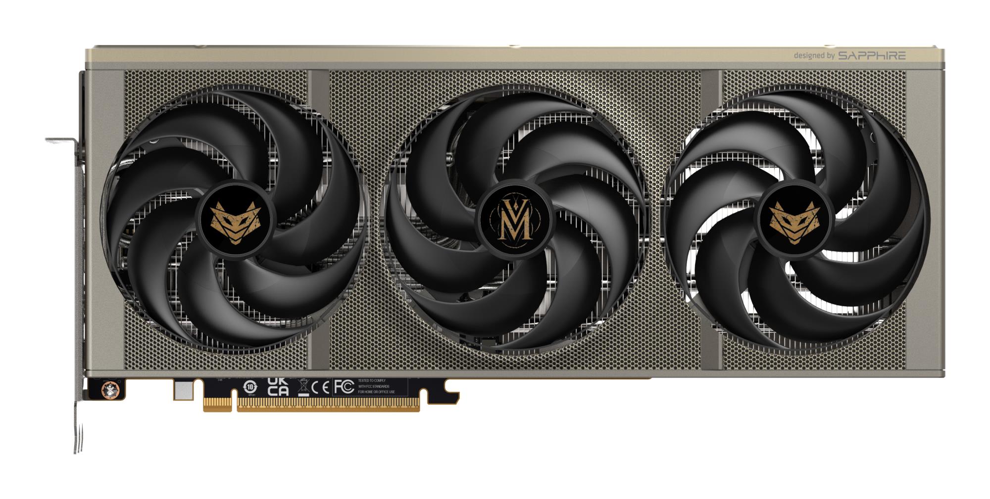 Radeon RX 9070 XT Nitro+ Valor Mortis Edition (silber, RDNA4, GDDR6, 2x DisplayPort, 2x HDMI 2.1)