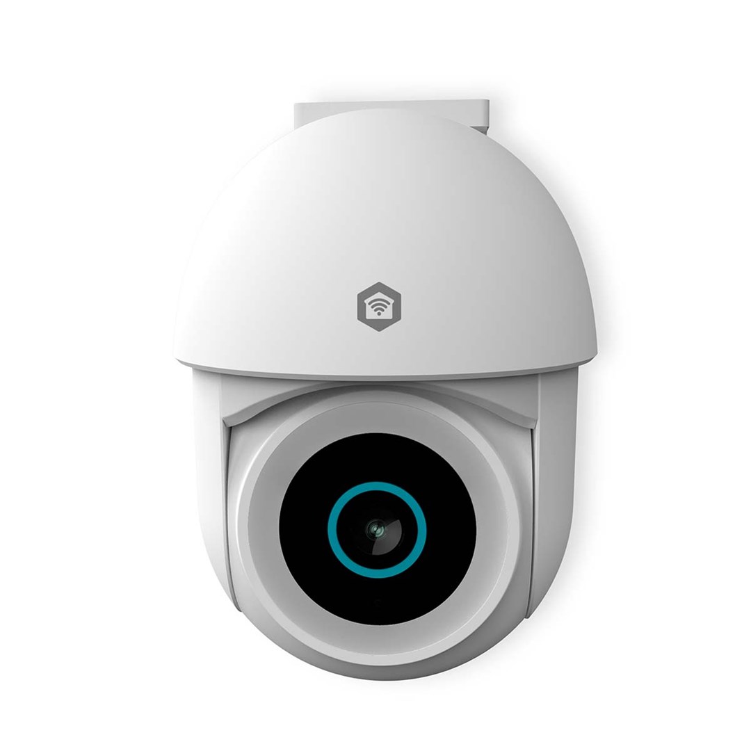 Kamera zewnętrzna Nedis Smartlife Wifi, IP65 czujnik ruchu, night vision, biały