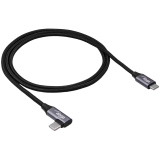 AKYGA Cable USB AK-USB-54 USB type C m / USB type C m Angle ver. 2.0 60W 1m
