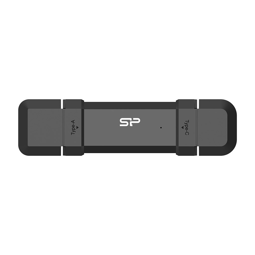 SSD Silicon Power DS72 250GB USB-A USB-C Black
