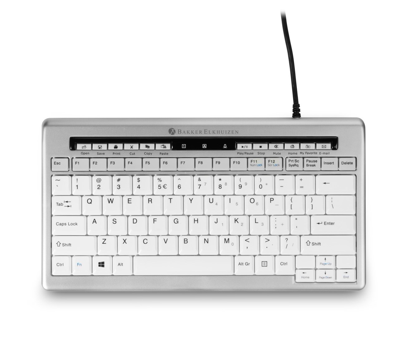 Klawiatura BakkerElkhuizen S-Board 840 Design Keyboard si/sw US-Layout sprzedaż detaliczna