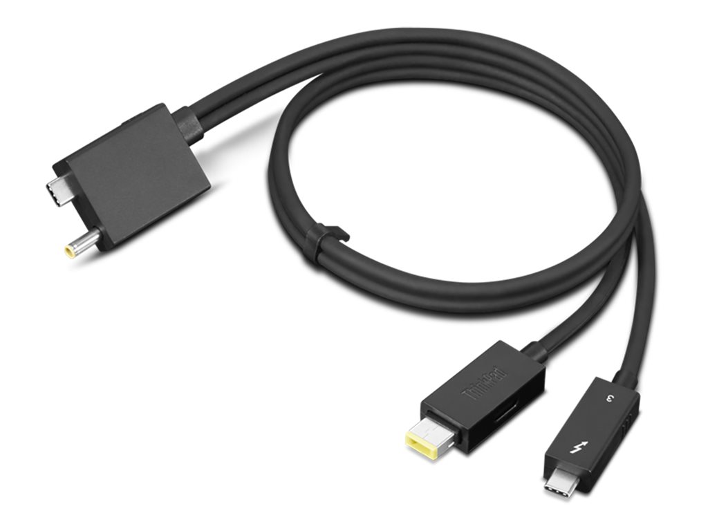 Lenovo 4X91K16970 kabel Thunderbolt 0,7 m 40 Gbit/s Czarny