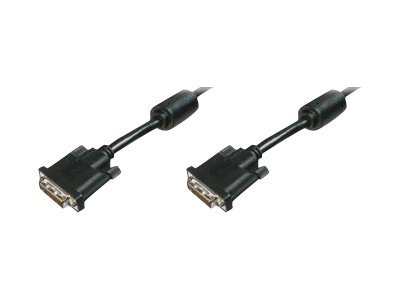 DIGITUS Kabel połączeniowy DVI-D DualLink Typ DVI-D (24+1)/DVI-D (24+1) M/M 5m