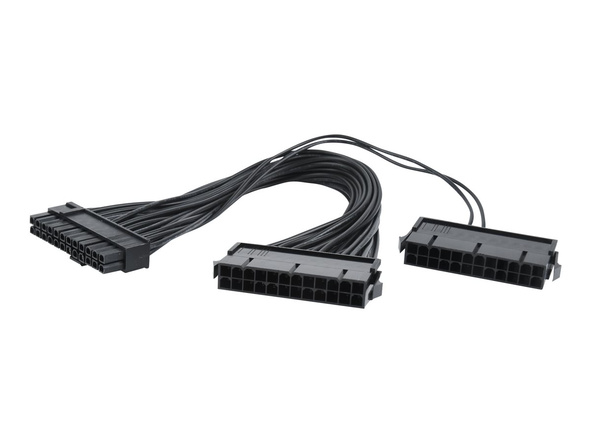 GEMBIRD CC-PSU24-01 Gembird przedłużacz kabla zasilającego 24-pin wewnętrzny+ wtyk 24-pin M/F (dual)