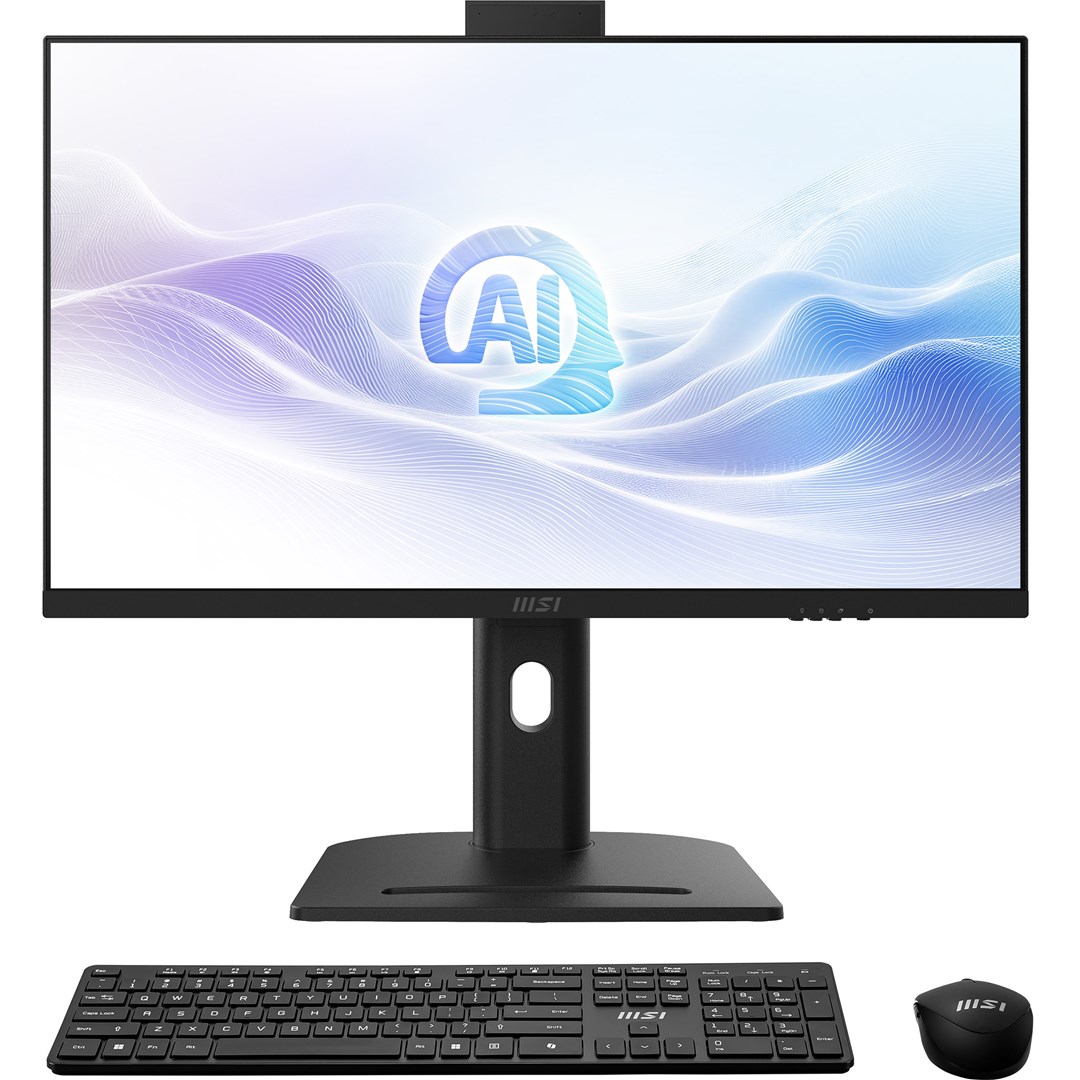 MSI Modern AM273QP AI 1UMG-221AT Intel Core Ultra 7 155H 68,6 cm (27") 2560 x 1440 px All-in-One PC 32 GB DDR5-SDRAM 1 TB SSD Windows 11 Pro Wi-Fi 6E (802.11ax) Czarny