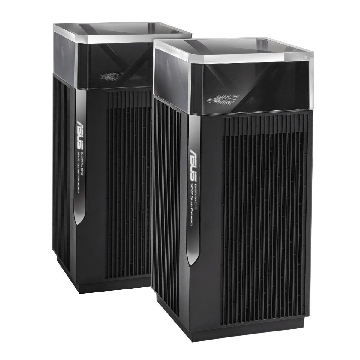 System Mesh Asus ZenWiFi Pro ET12 2PK Black