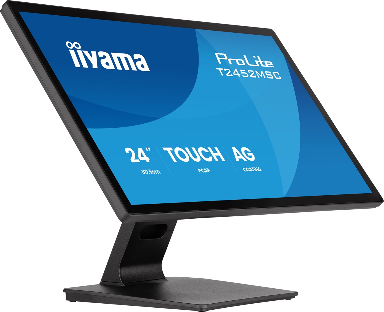 iiyama ProLite T2452MSC-B2AG monitor komputerowy 61 cm (24") 1920 x 1080 px Full HD LED Ekran dotykowy Czarny