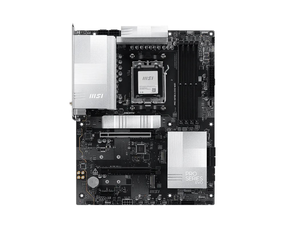 MSI PRO X870E-S EVO WIFI płyta główna AMD X870E Gniazdo AM5 ATX