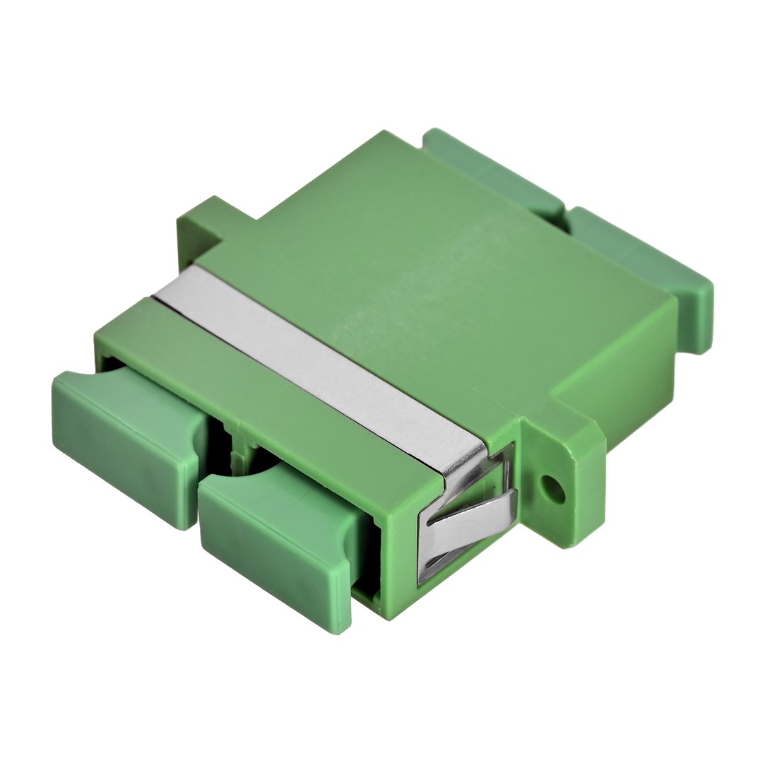 Alantec Adapter światłowodowy jednomodowy SM SC/APC duplex (FOA-SCA-SMD)