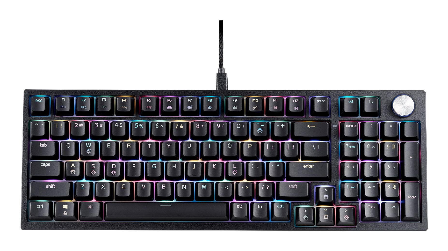 XPG SORCERER klawiatura Gaming USB QWERTY US English Czarny