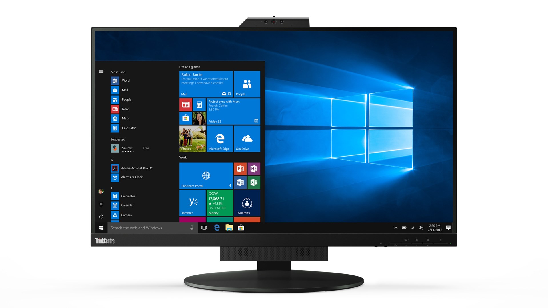 Monitor 27" Lenovo ThinkCentre Tiny-In-One 68,6cm 2560x1440px Quad HD LED Czarny