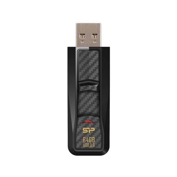 Pendrive Silicon Power 64GB USB 3.1 Gen1 Blaze B50 carbon black