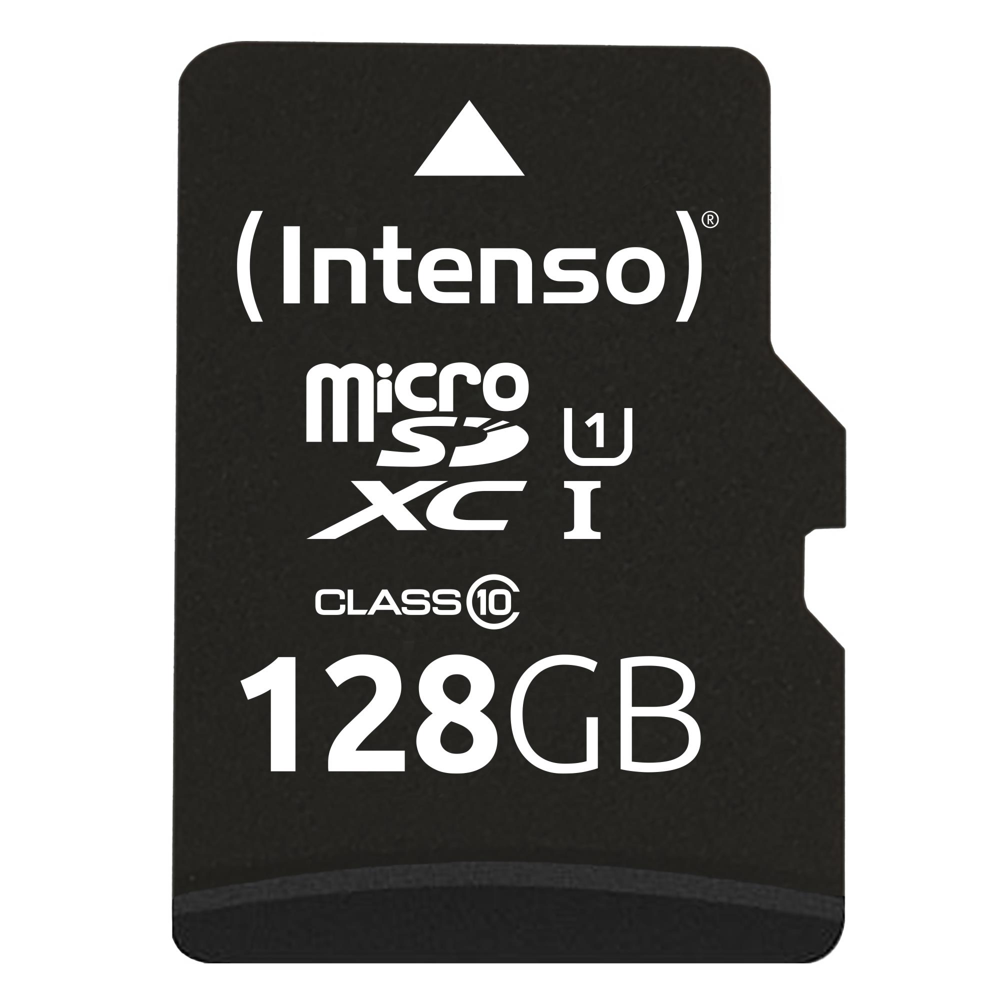 Intenso Flash-Card inkl. SD-Adapter Premium - microSDXC UHS-I - 128 GB