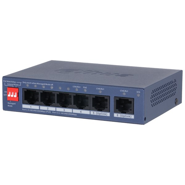 SWITCH POE CS4006-4GT-36 4-PORTOWY + 2X UPLINK DAHUA