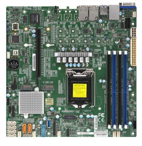 Płyta główna Supermicro X11SCM-F microATX 1 gniazdo 1151 IPMI