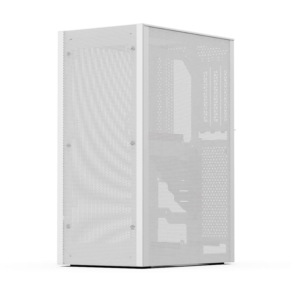 Ssupd Meshlicious Full Mesh PCIE 4.0 Edition Mini-ITX Gehäuse - weiß