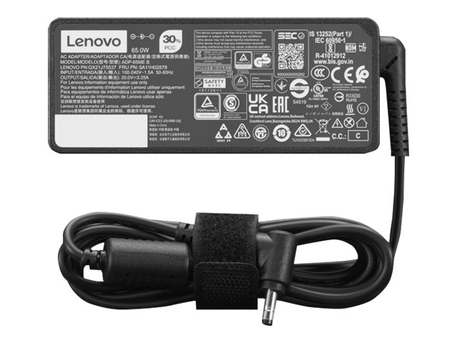 Lenovo 4X21K07722 adapter zasilający/ inwentor Wewnętrzna 65 W Czarny