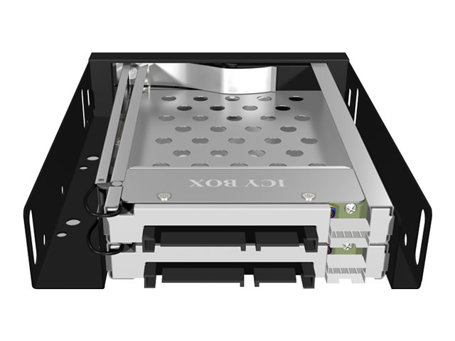 ICY BOX IB-2227StS kieszeń wewnętrzna na 2 dyski 2.5inch SATA HDD lub SSD Czarna