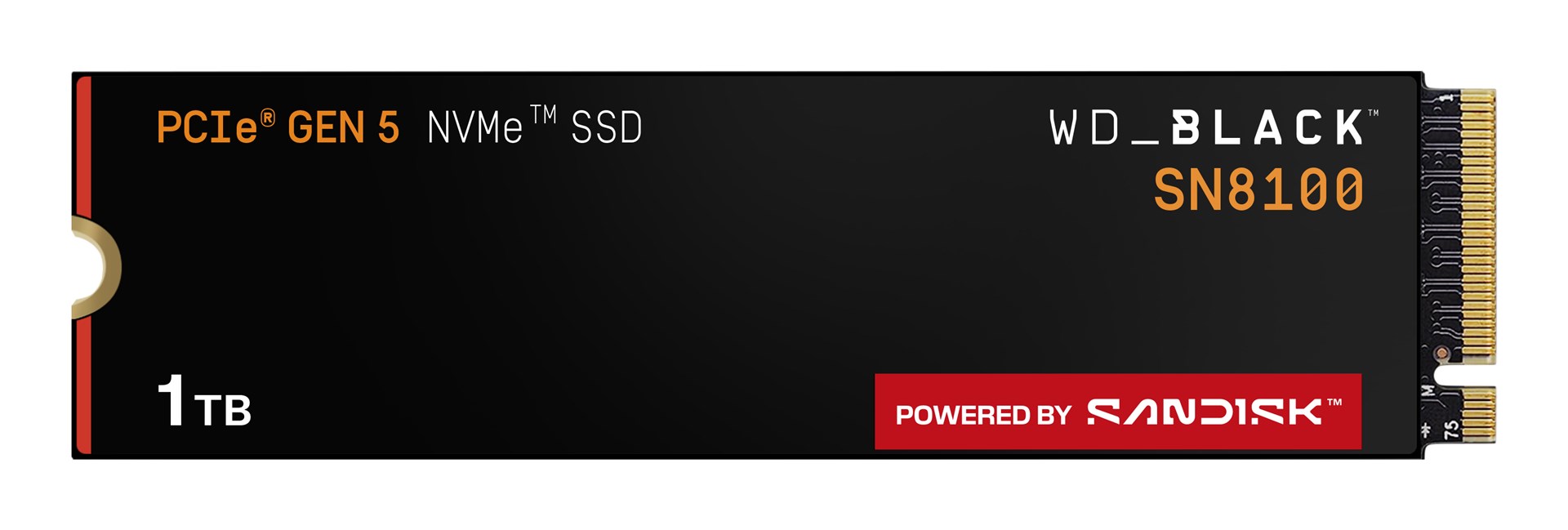 SSD WD Black SN8100 w/o HS 1TB WDS100T1X0M